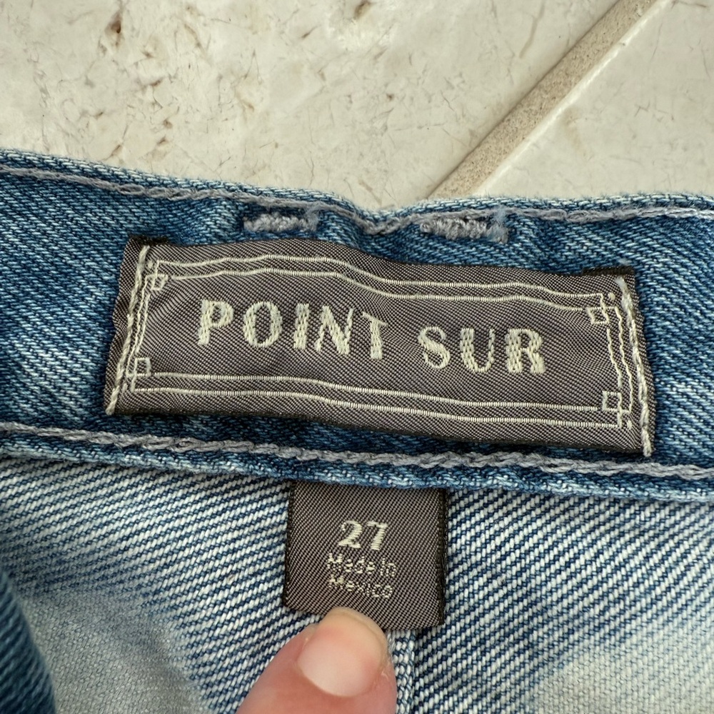 J crew point sur polka dot boyfriend relaxed jeans size 27 like new - Picture 5 of 8